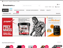 Tablet Screenshot of musclemantra.com